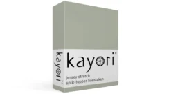 Kayori Shizu jersey stretch split-topper hoeslaken