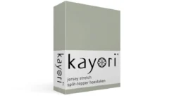 Kayori Shizu jersey stretch split-topper hoeslaken