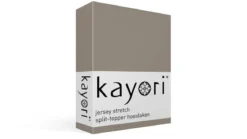 Kayori Shizu jersey stretch split-topper hoeslaken