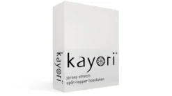 Kayori Shizu jersey stretch split-topper hoeslaken