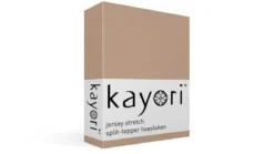 Kayori Shizu jersey stretch split-topper hoeslaken
