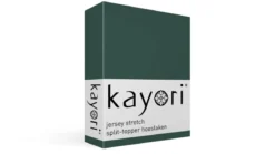 Kayori Shizu jersey stretch split-topper hoeslaken