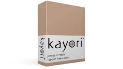 Kayori Shizu jersey stretch topper hoeslaken