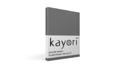 Kayori Shizu percale katoen kussenslopen (set van 2)