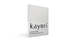 Kayori Shizu percale katoen kussenslopen (set van 2)