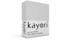 Kayori Shizu percale katoen split-topper hoeslaken