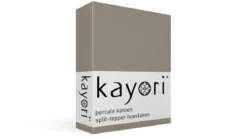 Kayori Shizu percale katoen split-topper hoeslaken