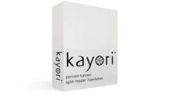 Kayori Shizu percale katoen split-topper hoeslaken