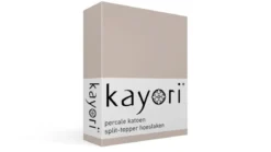 Kayori Shizu percale katoen split-topper hoeslaken