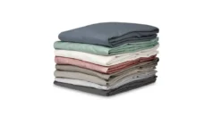 Kayori Shizu percale katoen split-topper hoeslaken