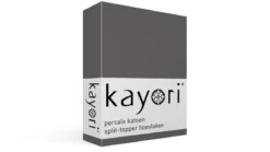 Kayori Shizu percale katoen split-topper hoeslaken