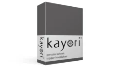 Kayori Shizu percale katoen topper hoeslaken