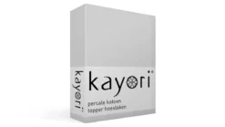 Kayori Shizu percale katoen topper hoeslaken
