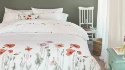 Marjolein Bastin Poppies flanel dekbedovertrek