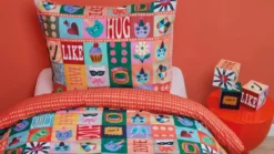 Oilily Party Blocks dekbedovertrek