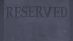 Reserved strandlaken