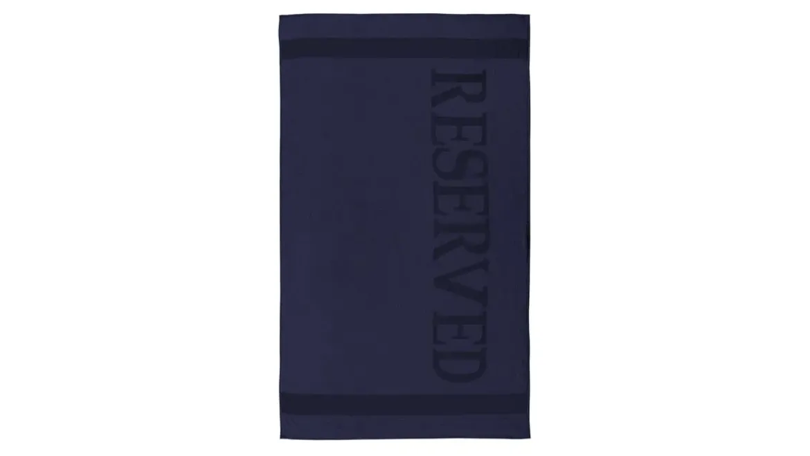 Reserved strandlaken