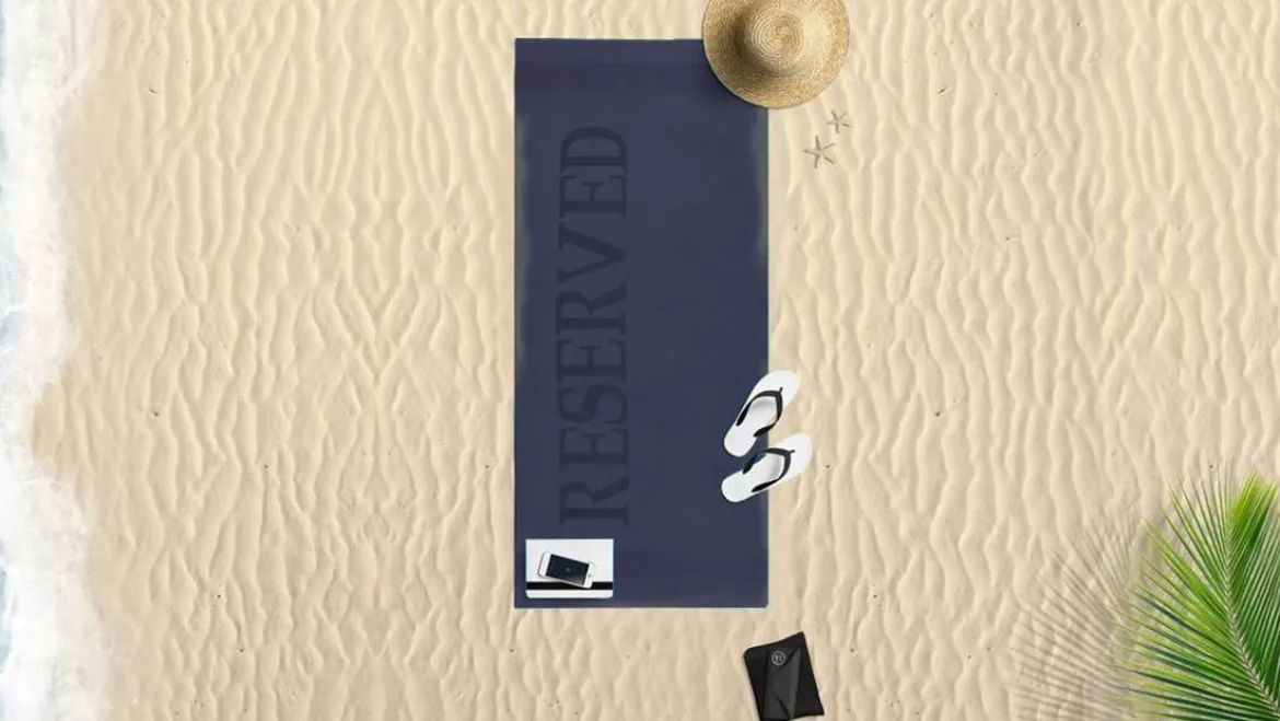 Reserved strandlaken