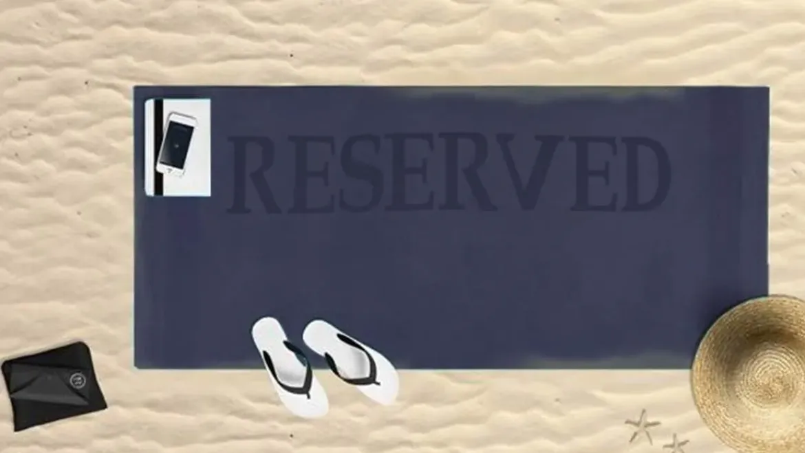 Reserved strandlaken