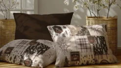 Romanette Andes flanel dekbedovertrek