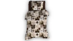 Romanette Andes flanel dekbedovertrek
