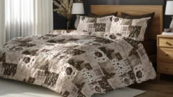 Romanette Andes flanel dekbedovertrek