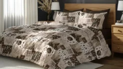 Romanette Andes flanel dekbedovertrek