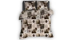 Romanette Andes flanel dekbedovertrek