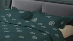 Romanette Flocons flanel dekbedovertrek