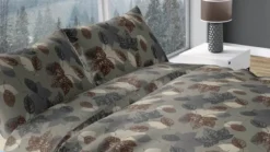 Romanette Venosc flanel dekbedovertrek