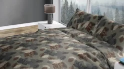 Romanette Venosc flanel dekbedovertrek