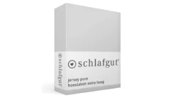 Schlafgut Jersey Pure hoeslaken extra hoog