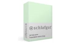 Schlafgut Jersey Pure hoeslaken extra hoog