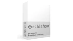Schlafgut Jersey Pure hoeslaken extra hoog