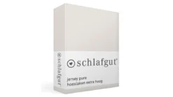 Schlafgut Jersey Pure hoeslaken extra hoog