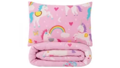 SimplyDream Unicorn Roze wasbaar dekbed