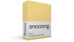 Snoozing flanel hoeslaken extra hoog