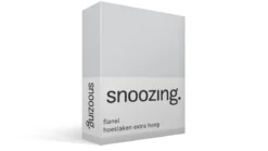 Snoozing flanel hoeslaken extra hoog