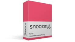 Snoozing flanel hoeslaken extra hoog