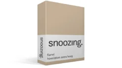 Snoozing flanel hoeslaken extra hoog
