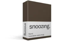Snoozing flanel hoeslaken extra hoog