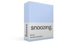 Snoozing flanel kinderhoeslaken
