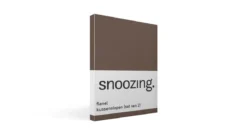 Snoozing flanel kussenslopen (set van 2)