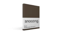 Snoozing flanel kussenslopen (set van 2)