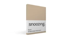 Snoozing flanel kussenslopen (set van 2)