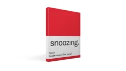 Snoozing flanel kussenslopen (set van 2)