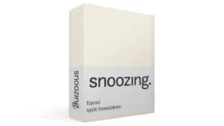 Snoozing flanel split hoeslaken