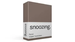Snoozing flanel topper hoeslaken
