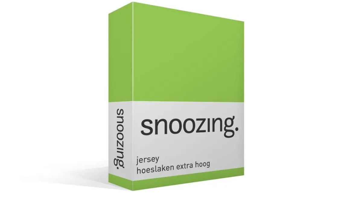 Snoozing jersey hoeslaken extra hoog