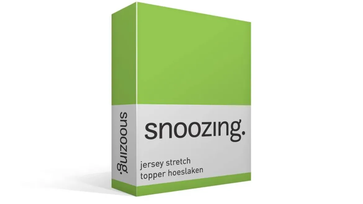 Snoozing jersey stretch topper hoeslaken